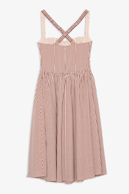 For Love & Lemons Annie Gingham Midi Dress