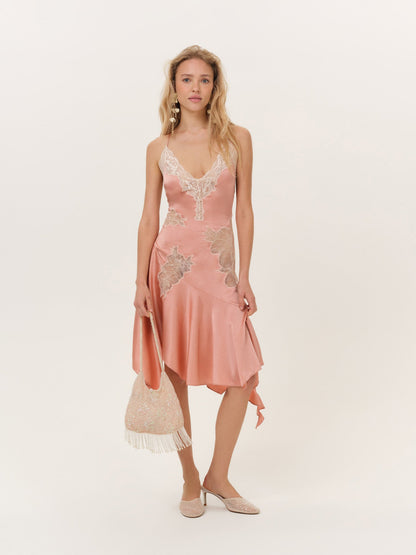 For Love & Lemons Lani Midi Dress