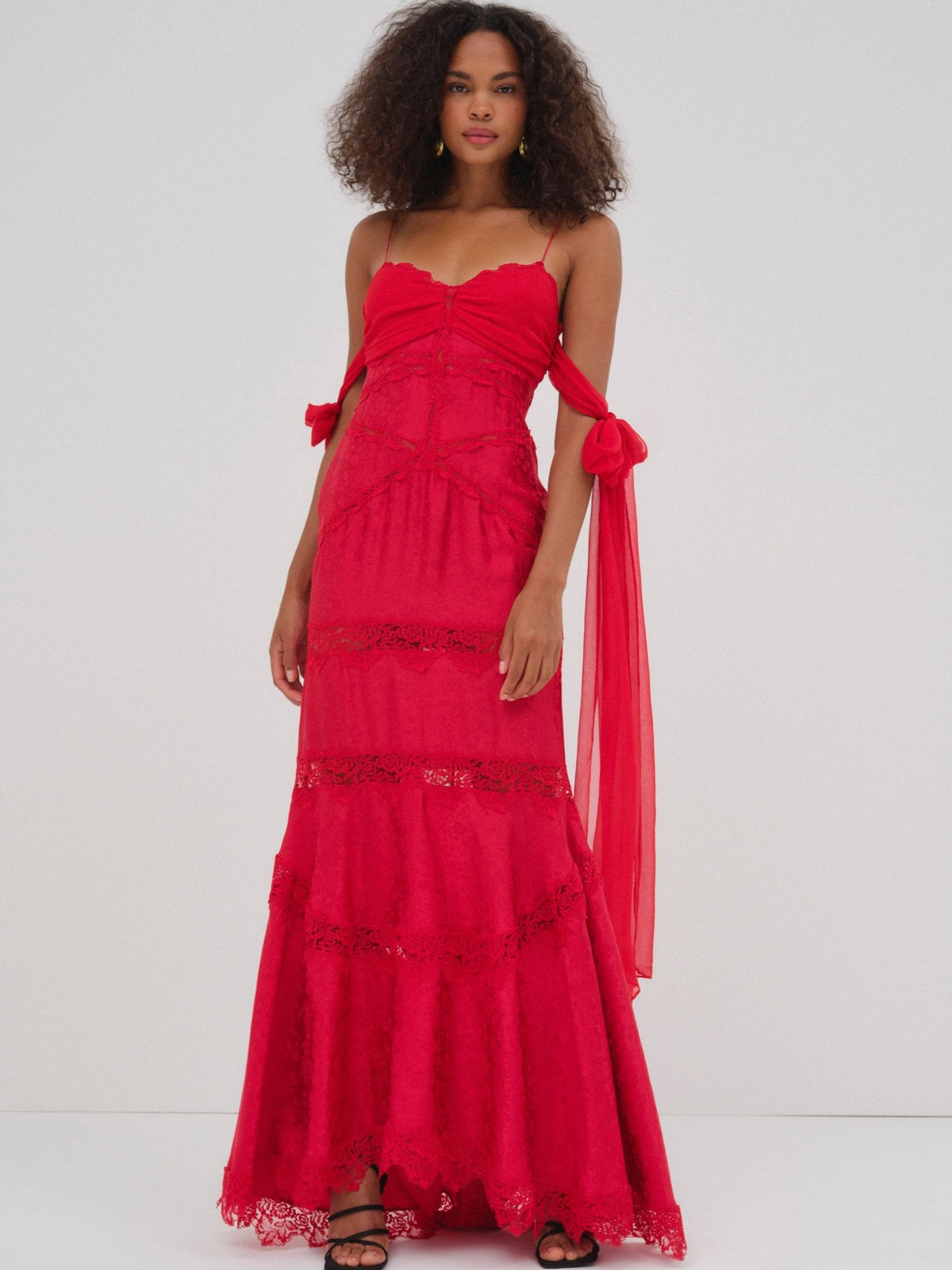 For Love & Lemons Rita Lace Gown