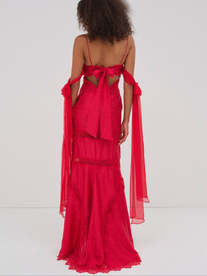 For Love & Lemons Rita Lace Gown