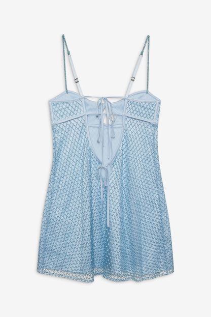 For Love & Lemons Glitter Slip Dress