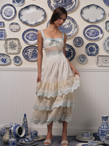 For Love & Lemons Tessa Midi Dress
