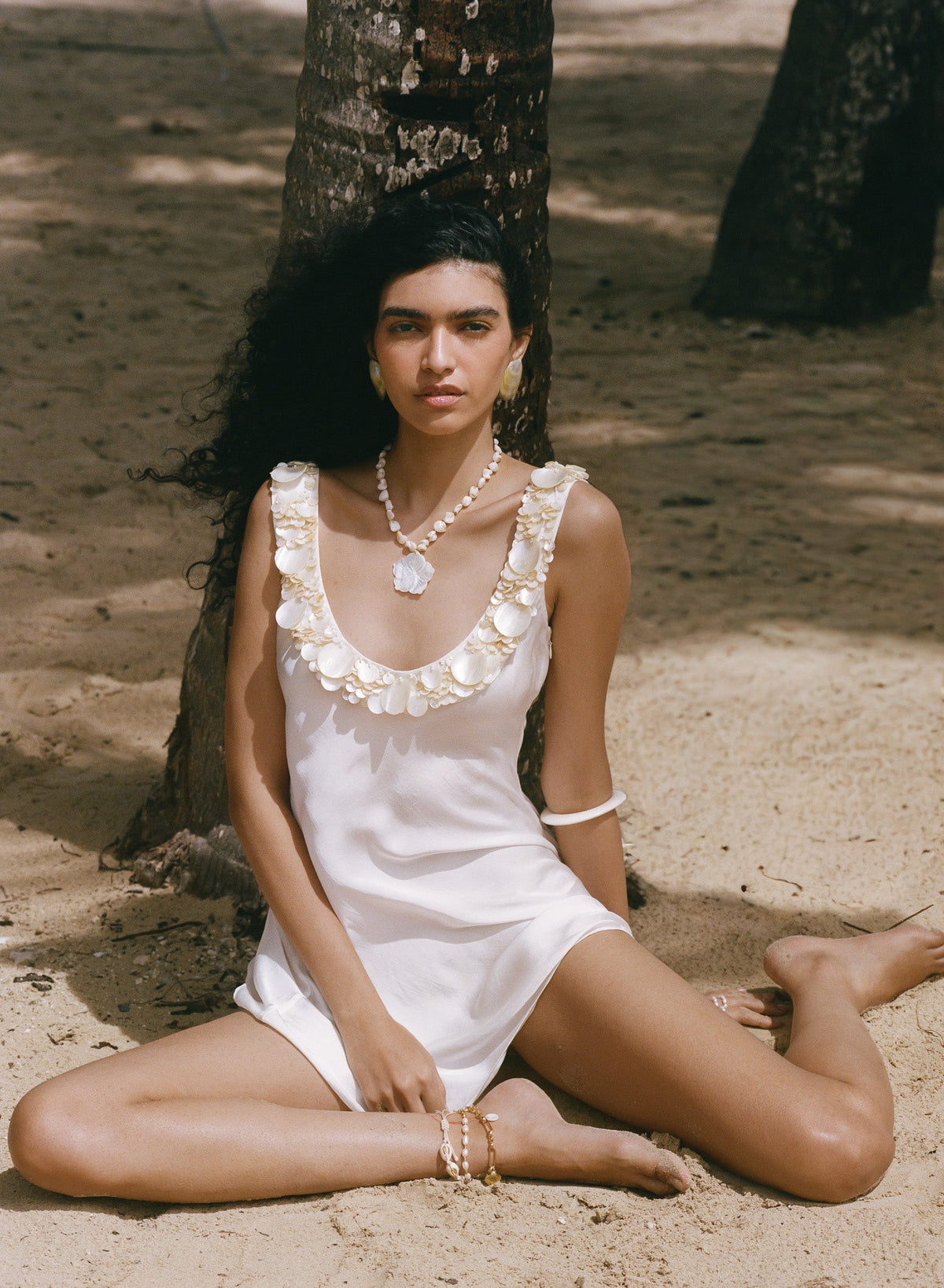 For Love & Lemons Sami Seashell Mini Dress