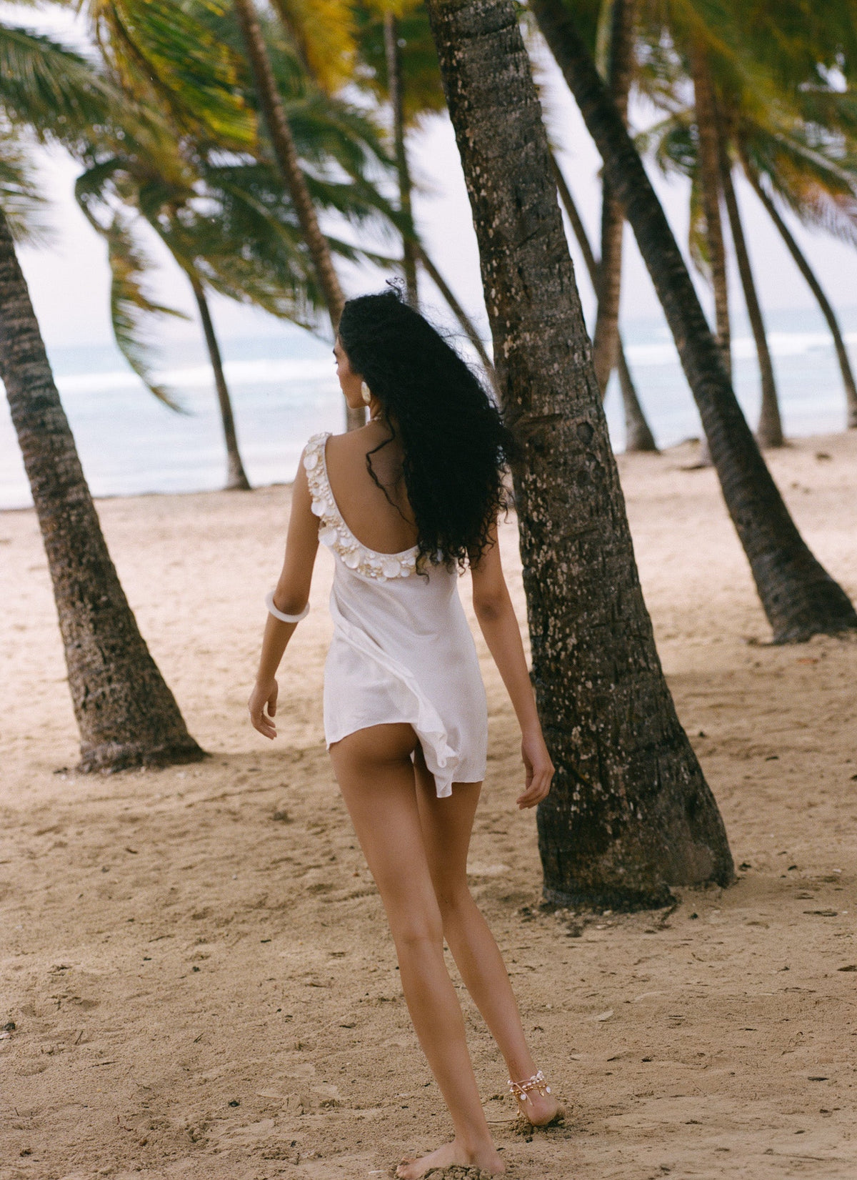 For Love & Lemons Sami Seashell Mini Dress