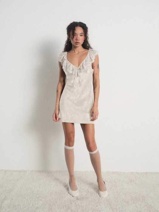 For Love & Lemons Audrey Mini Slip Dress