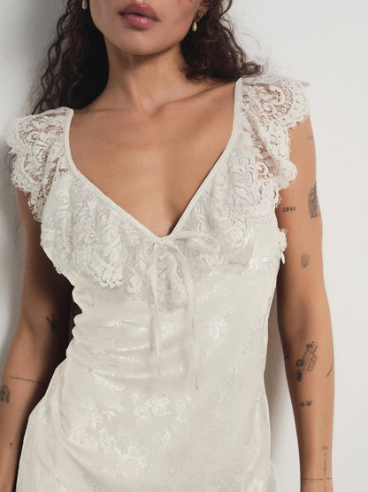 For Love & Lemons Audrey Mini Slip Dress