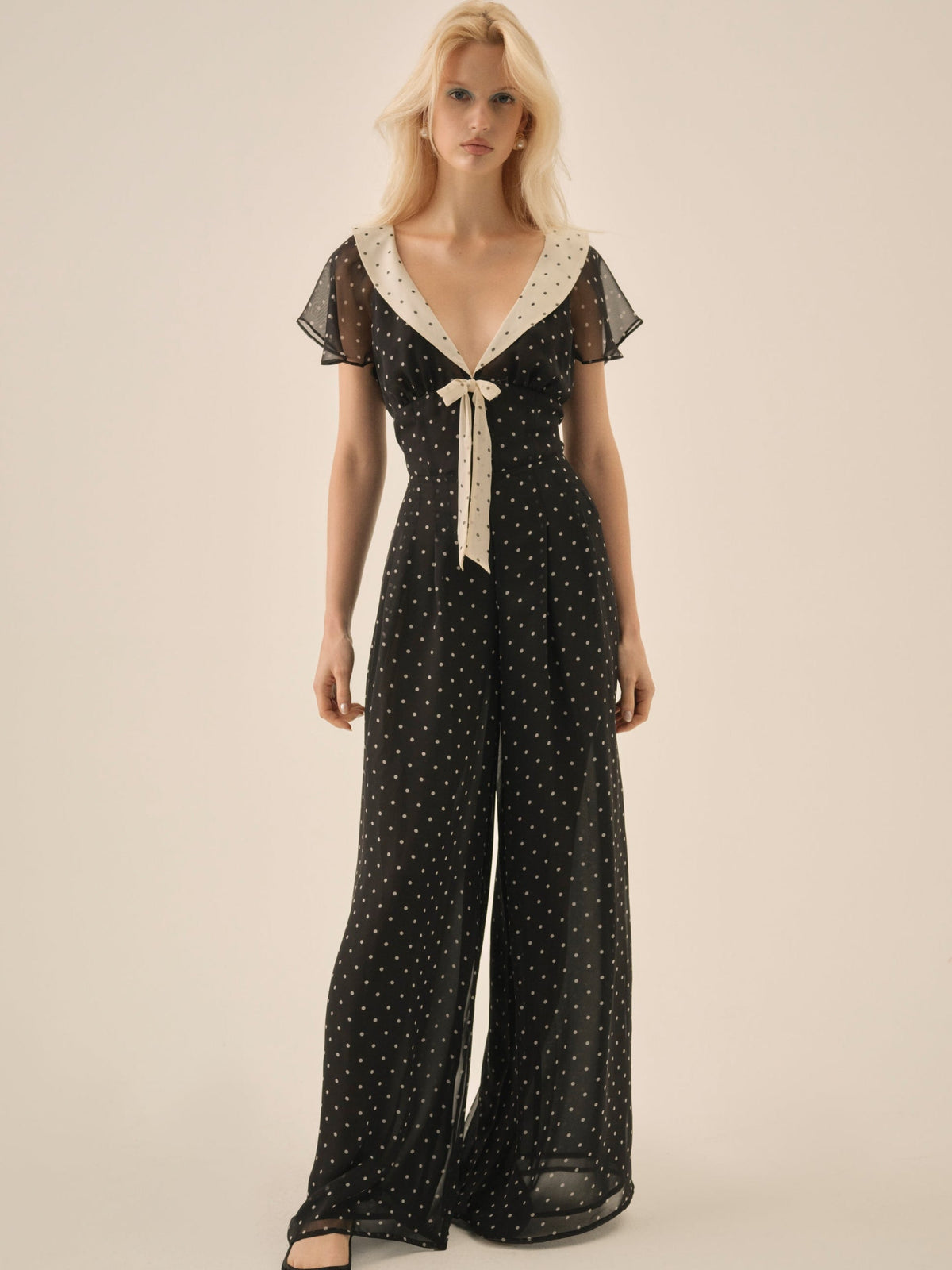 For Love & Lemons Dottie Dot Pantsuit