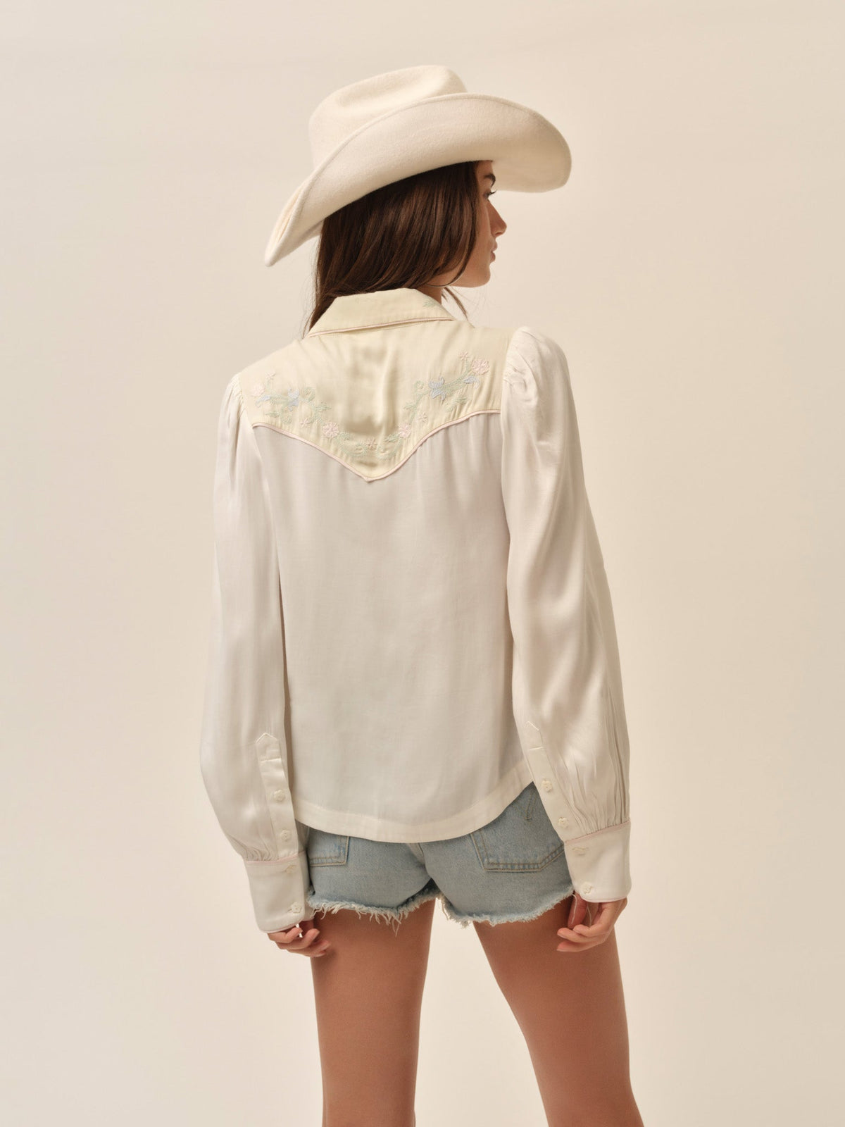 For Love & Lemons Debbie Button Up Top