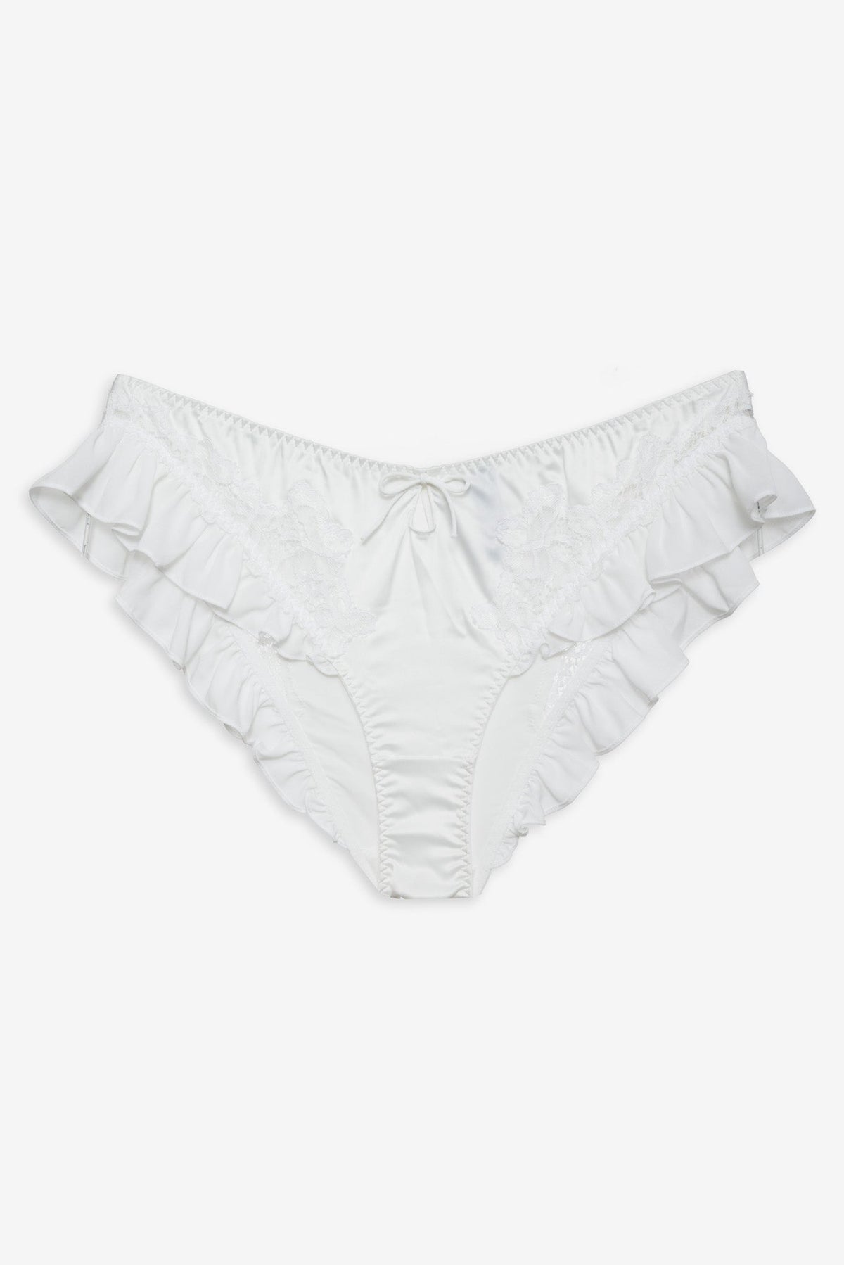 For Love & Lemons Butterfly Lace Ruffle Cheeky Panty