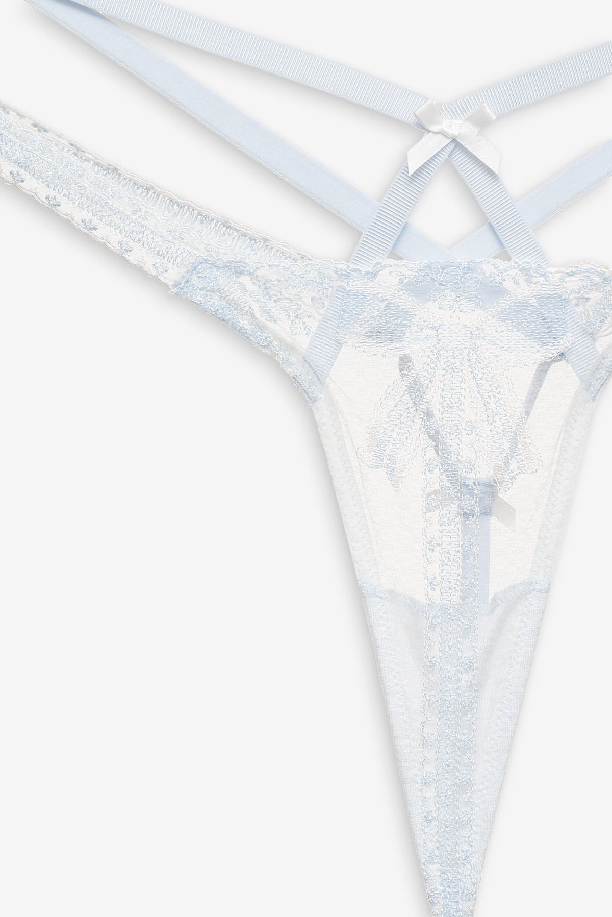 For Love & Lemons Blair Bow Thong Panty