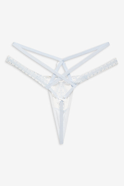 For Love & Lemons Blair Bow Thong Panty