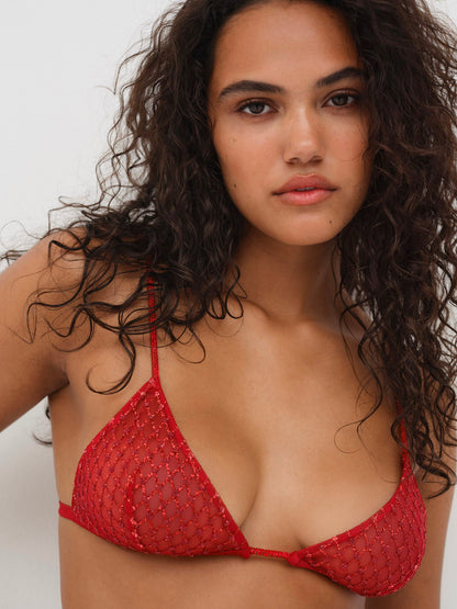 For Love & Lemons Glitter Bralette