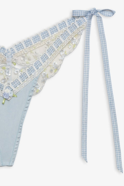 For Love & Lemons Pinkaboo Thong Panty