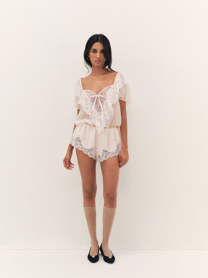 For Love & Lemons Grace Romper