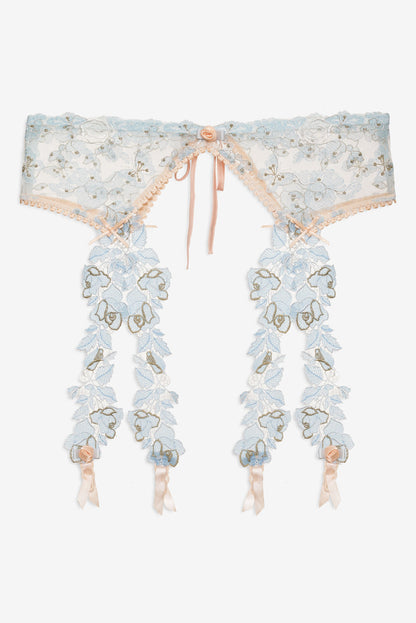 For Love & Lemons Winter Roses Garter Belt