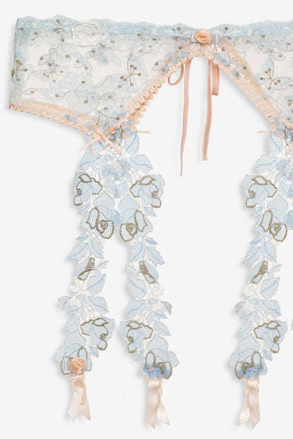 For Love & Lemons Winter Roses Garter Belt