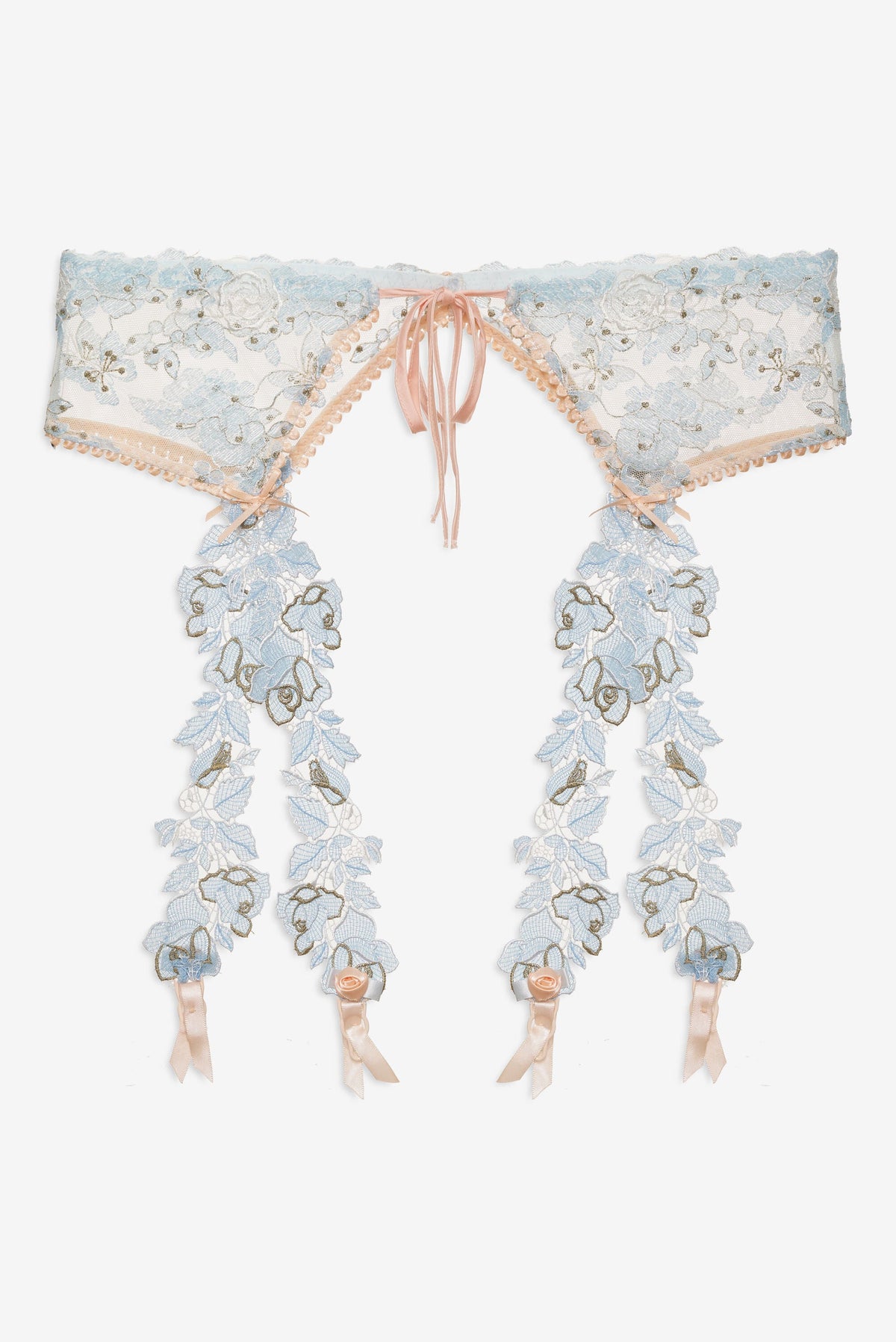For Love & Lemons Winter Roses Garter Belt