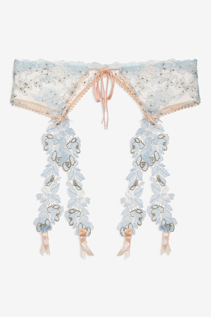 For Love & Lemons Winter Roses Garter Belt