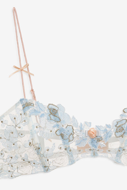 For Love & Lemons Winter Roses Bra