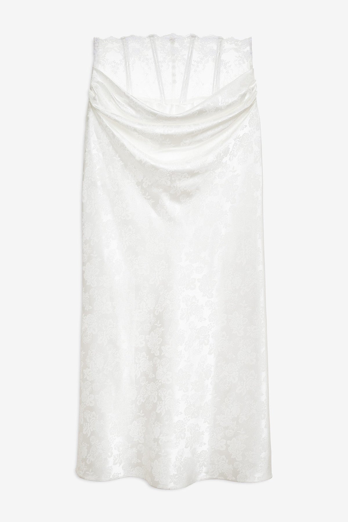 For Love & Lemons Rita Rose Maxi Skirt