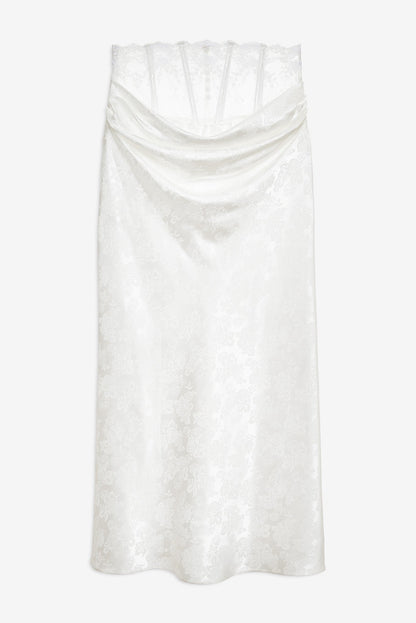 For Love & Lemons Rita Rose Maxi Skirt