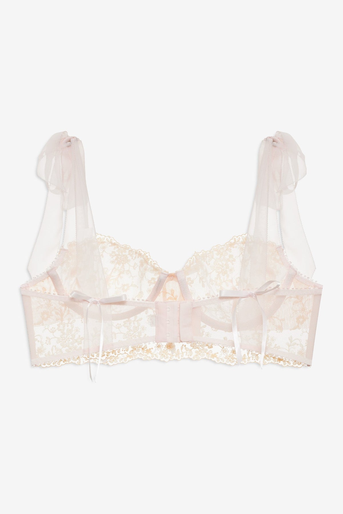 For Love & Lemons Gilded Lace Underwire Bra