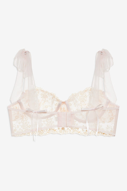 For Love & Lemons Gilded Lace Underwire Bra