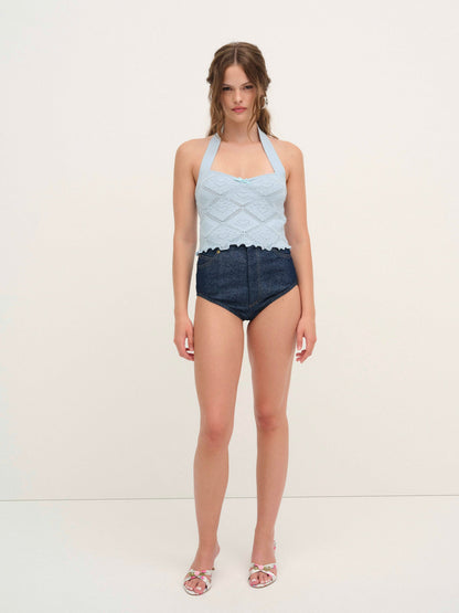 For Love & Lemons Coco Knit Tank