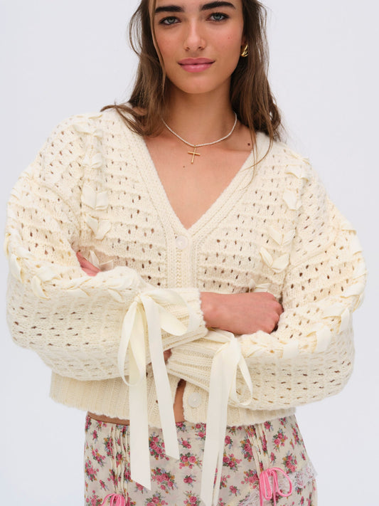 For Love & Lemons Laurel Oversized Cardigan