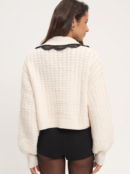 For Love & Lemons Tierra Knit Jacket