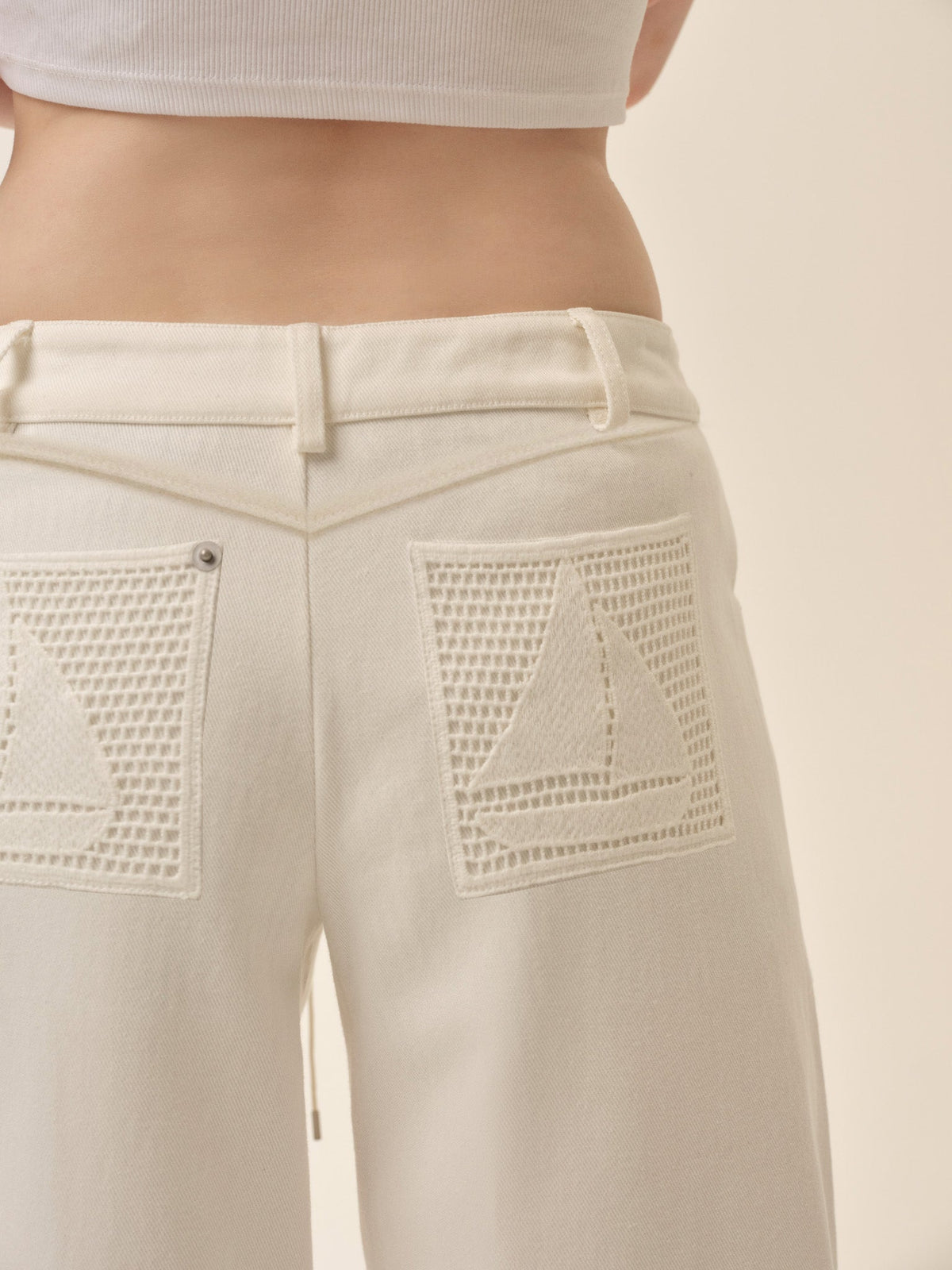 For Love & Lemons Agnes Denim Pants