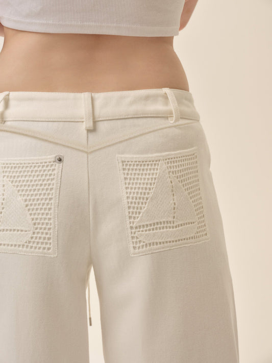 For Love & Lemons Agnes Denim Pants