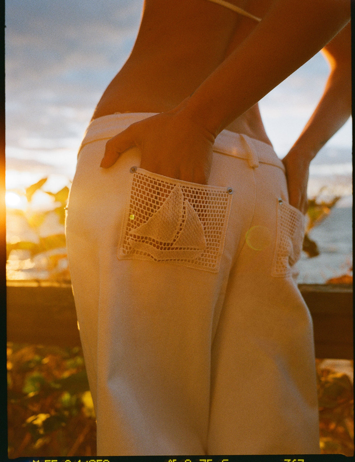 For Love & Lemons Agnes Denim Pants