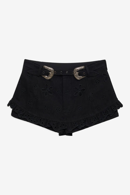 For Love & Lemons Yasmin Denim Skort