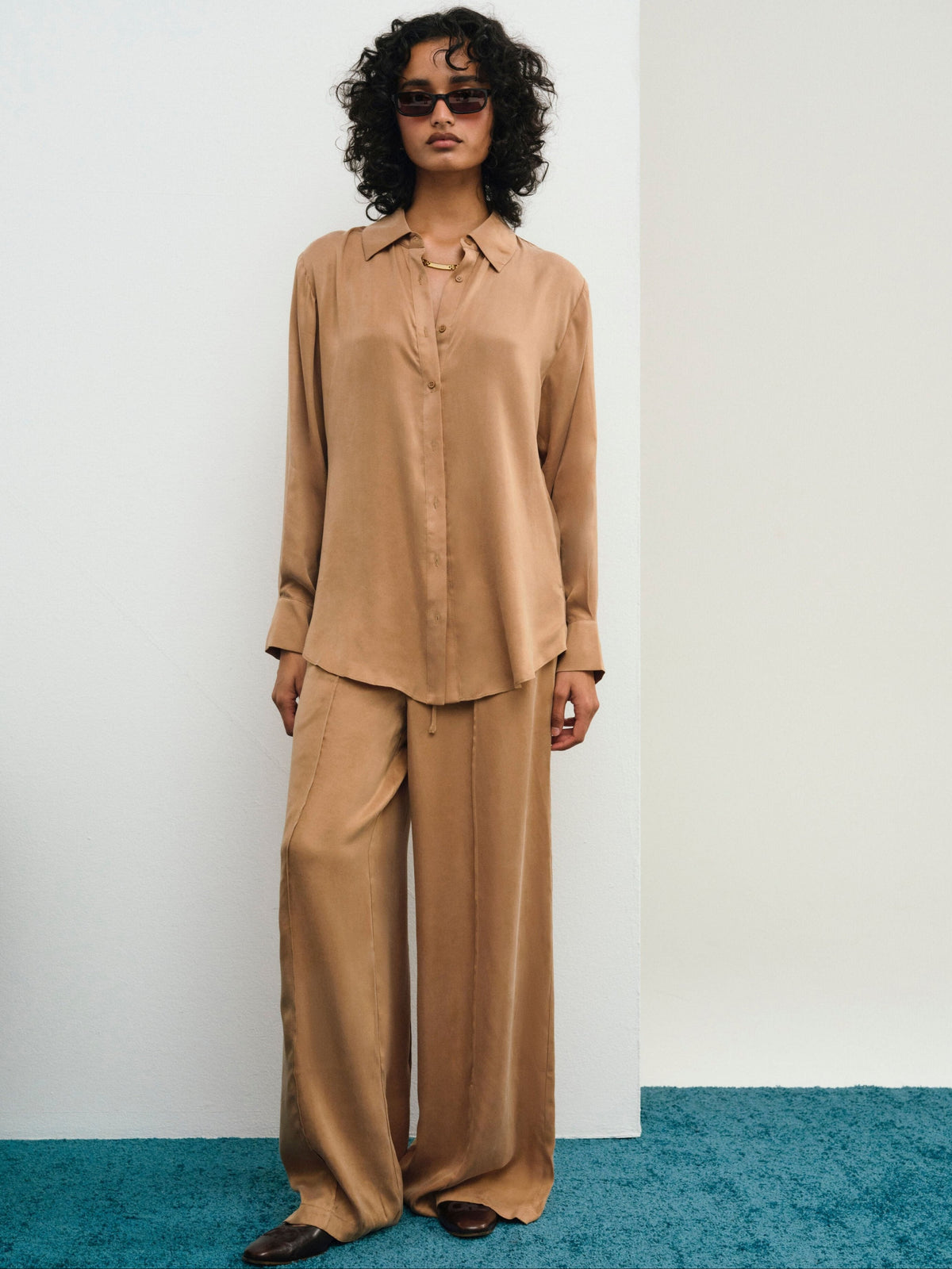 For Love & Lemons Clarabell Wide-Leg Pant