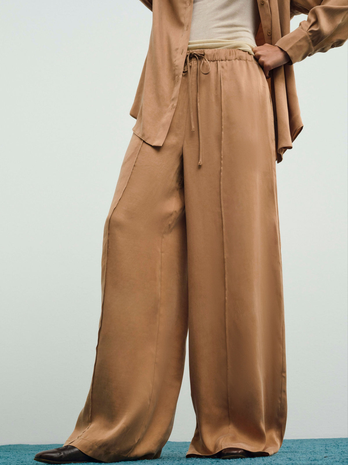 For Love & Lemons Clarabell Wide-Leg Pant