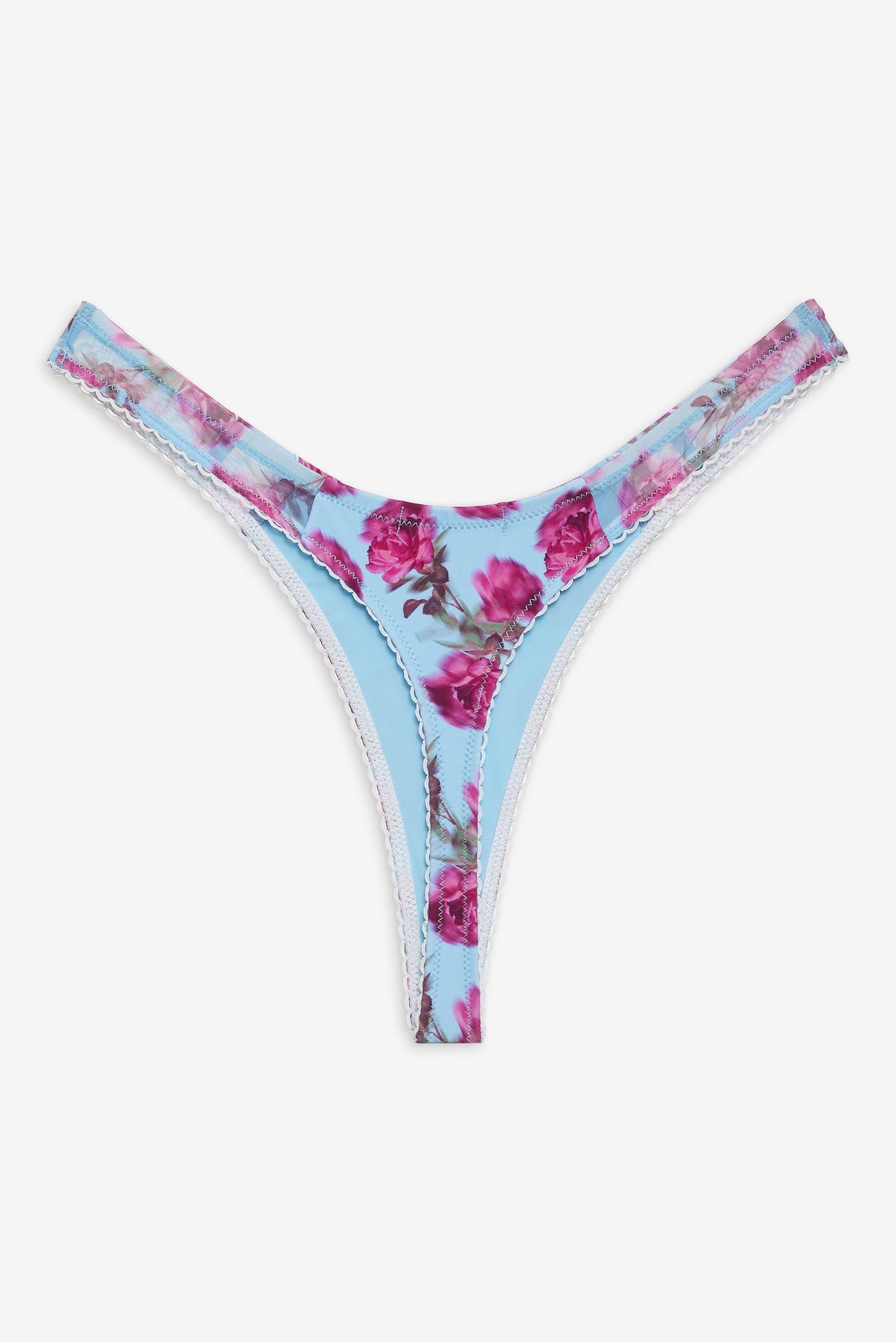 For Love & Lemons Floral Stems Bikini Bottom