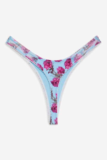For Love & Lemons Floral Stems Bikini Bottom