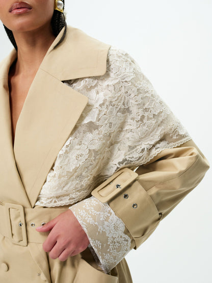 For Love & Lemons Maru Oversized Trench Coat