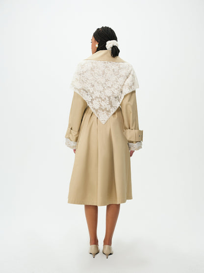 For Love & Lemons Maru Oversized Trench Coat