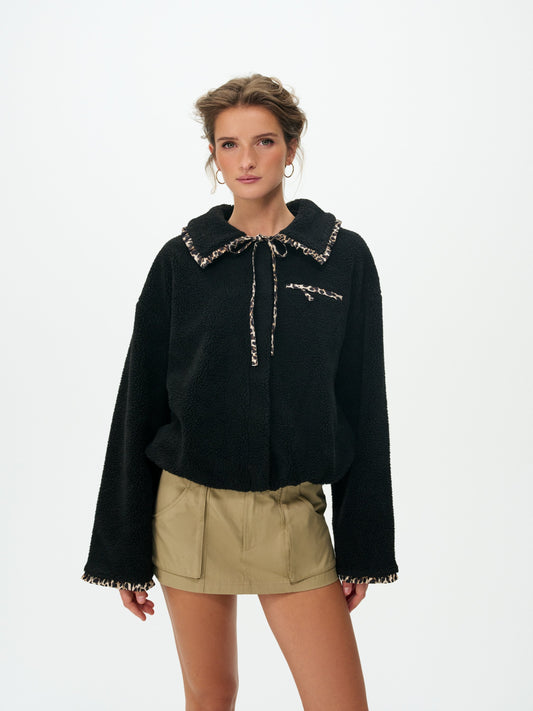 For Love & Lemons Natasha Sherpa Jacket