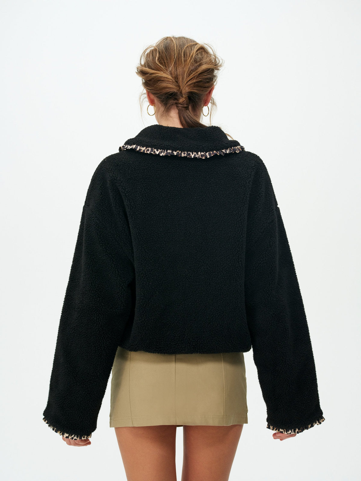 For Love & Lemons Natasha Sherpa Jacket