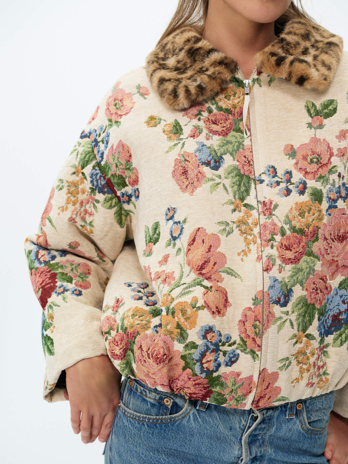 For Love & Lemons Betsy Floral Jacket