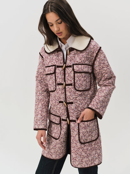 For Love & Lemons Marlene Floral Chore Coat