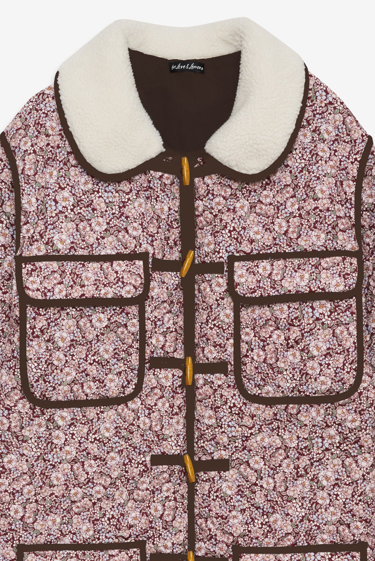 For Love & Lemons Marlene Floral Chore Coat