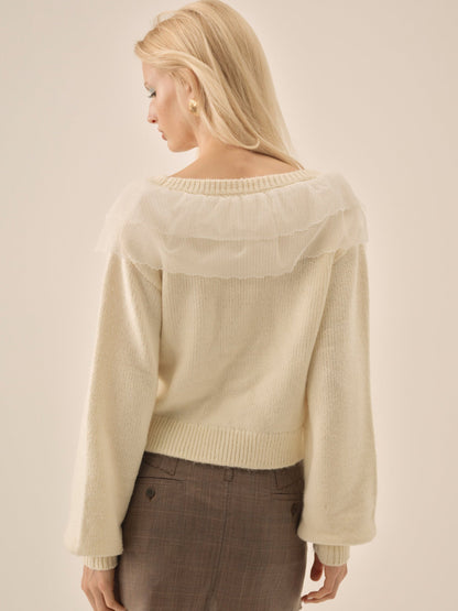 For Love & Lemons Aster Knit Cardigan