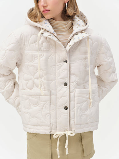 For Love & Lemons Isabel Quilted Puffer Jacket