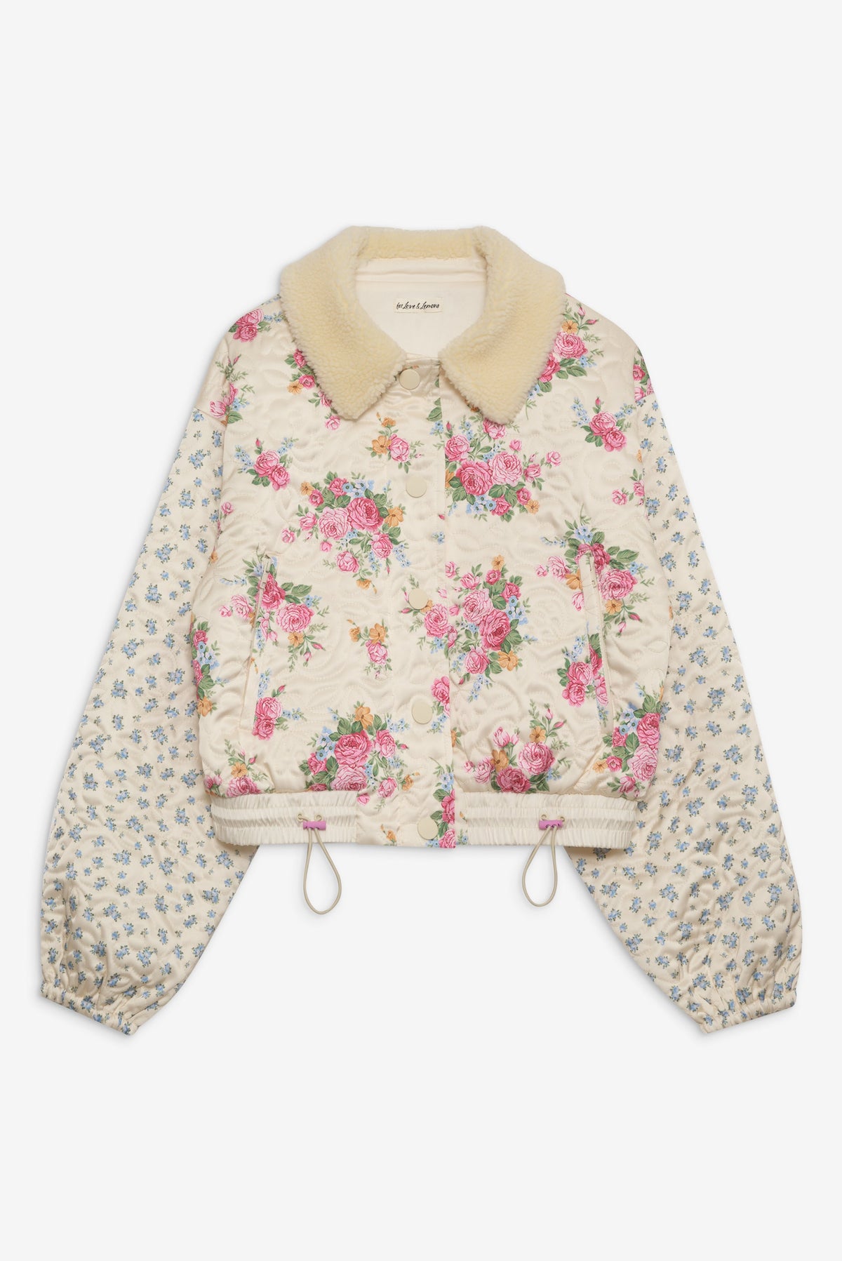 For Love & Lemons Marlee Cropped Puffer Coat