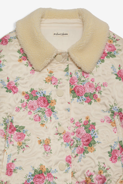 For Love & Lemons Marlee Cropped Puffer Coat