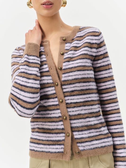 For Love & Lemons Nora Striped Cardigan